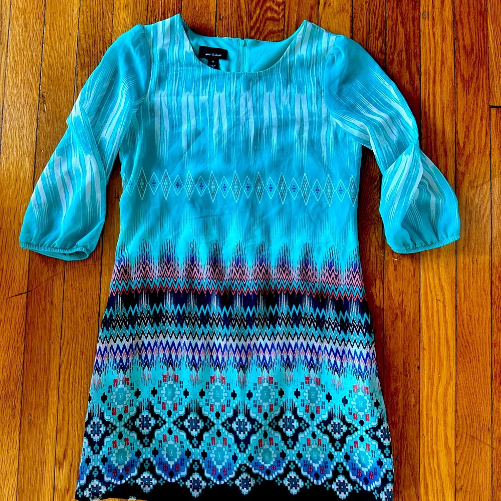 Lined and patterned Amy’s Closet dress size 14 girl